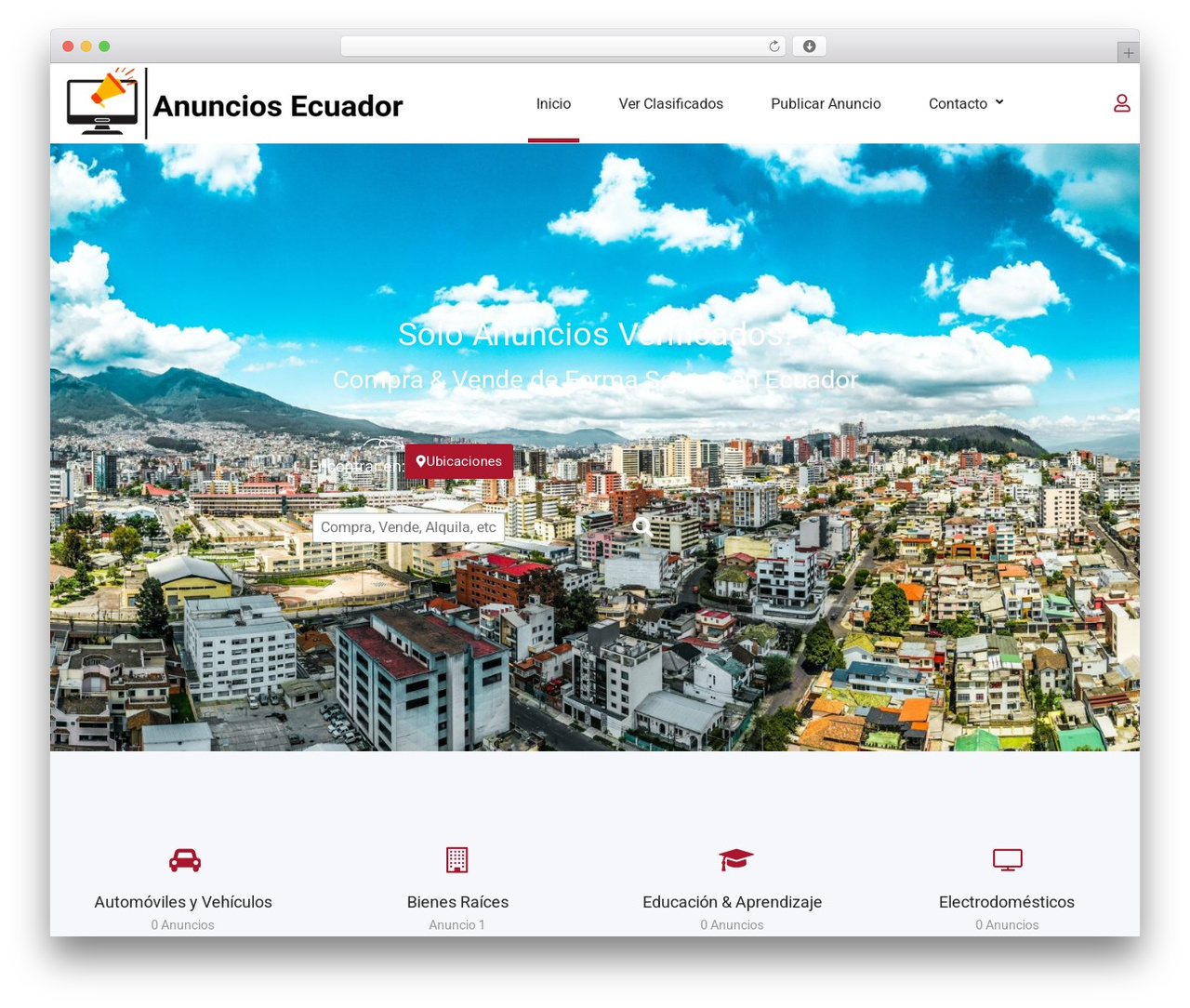 Best WordPress theme Classima - anunciosecuador.com Best WordPress theme Classima - anunciosecuador.com