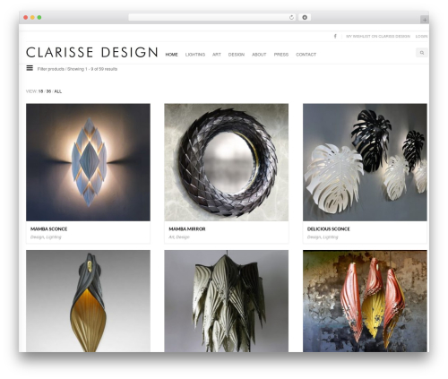 Blaszok WordPress page theme - clarissedesign.com