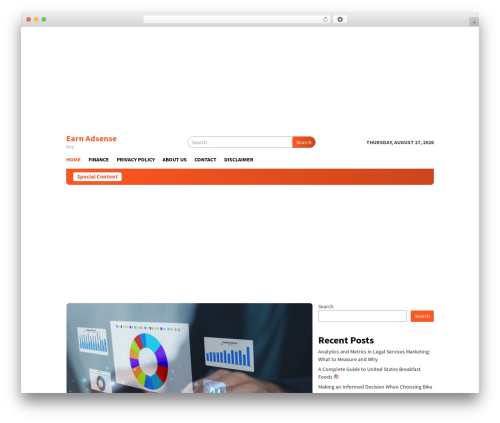 BloggingPro WordPress theme - earnadsense.net