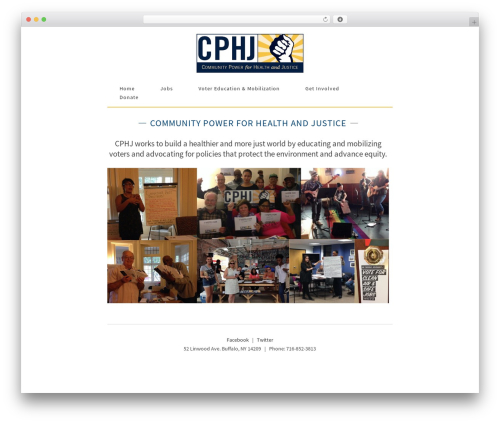 CPHJ top WordPress theme - cphj.org