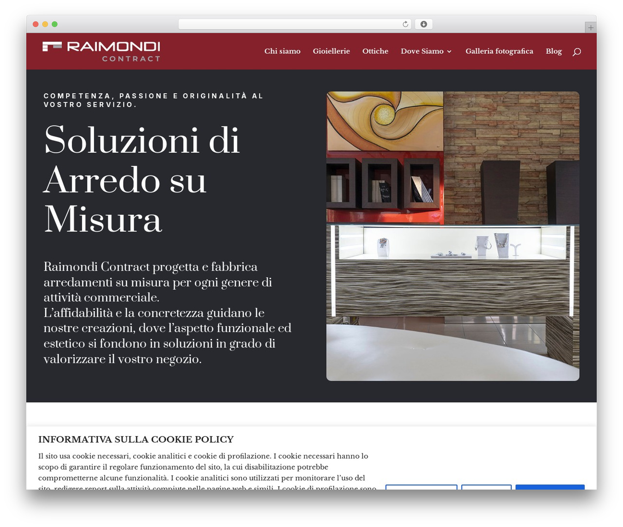 Divi theme WordPress - raimondicontract.com