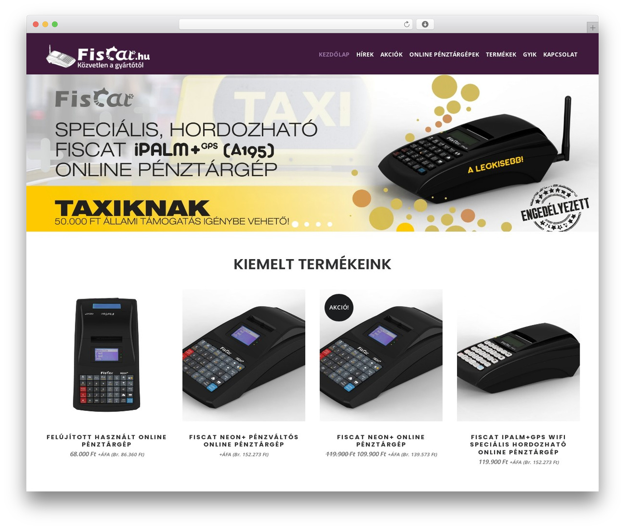 Fevr Child WordPress theme - fiscatpenztargep.hu
