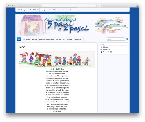 Category page icons WordPress plugin - cinquepaniduepesci.it
