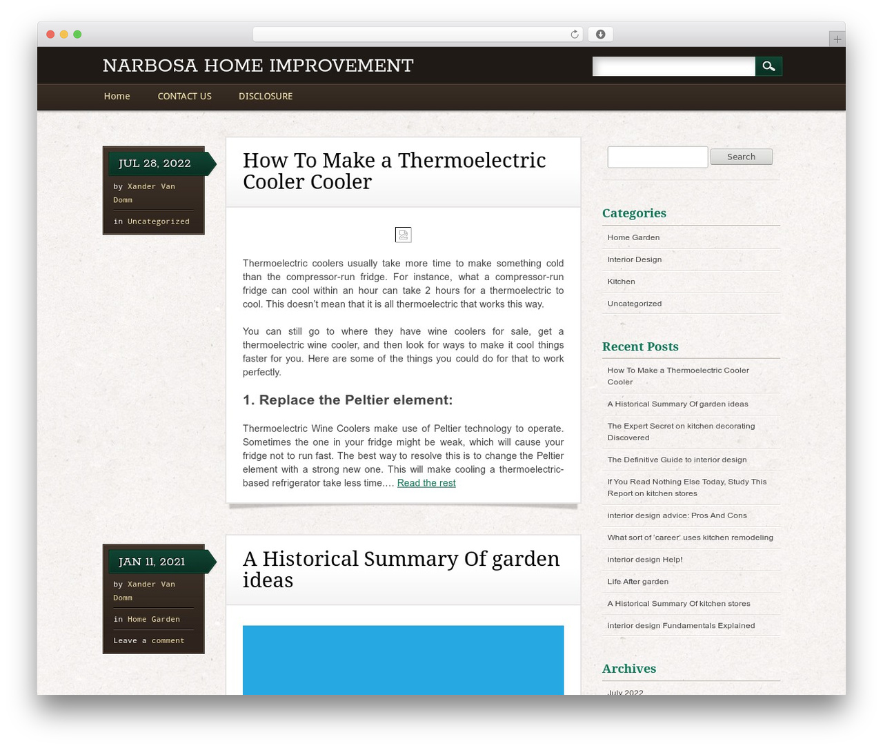 Theme WordPress Infosource - narbosa.com