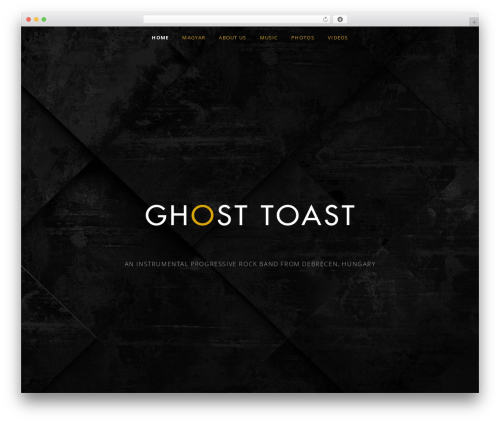 Theme WordPress Obsidian - ghosttoast.hu