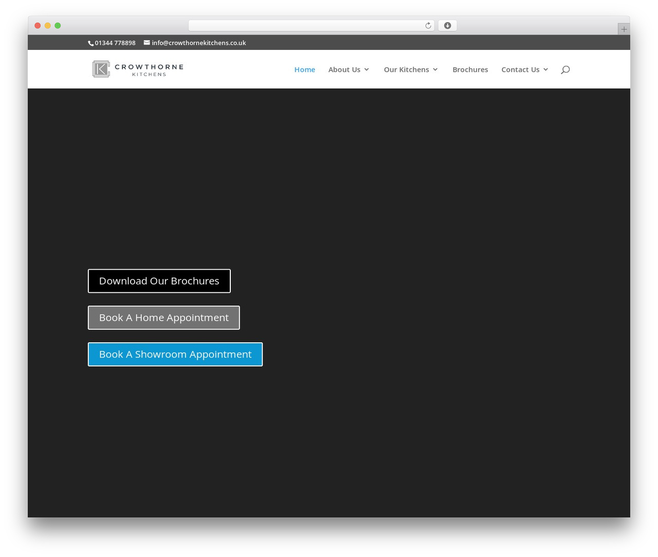 Divi WordPress theme - crowthornekitchens.co.uk