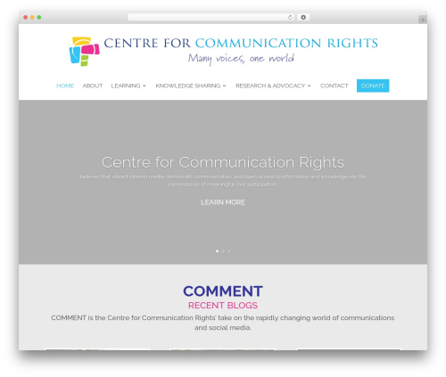 Divi WordPress theme - ccrvoices.org