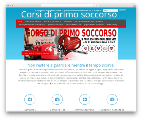 Health WordPress theme - corsidiprimosoccorso.com