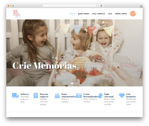 Mildhill theme WordPress - memoriesinbox.com.br