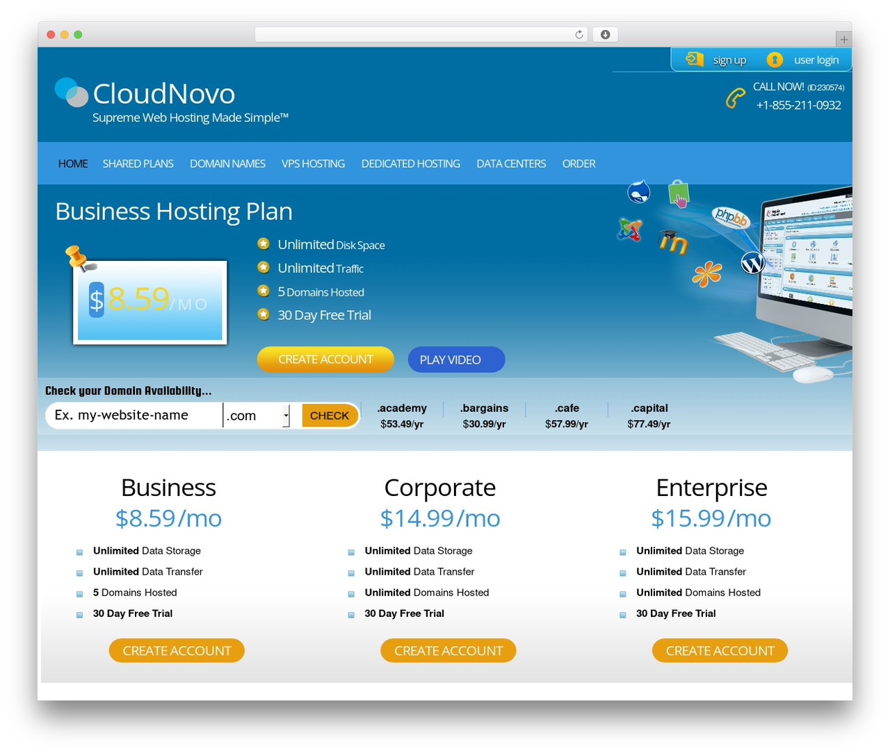 PHP Hosting WordPress theme - cloudnovo.com PHP Hosting WordPress theme - cloudnovo.com