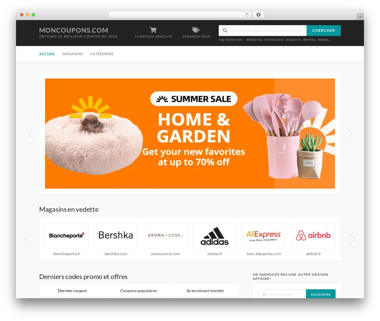 WordPress theme MonCoupons - moncoupons.com WordPress theme MonCoupons - moncoupons.com