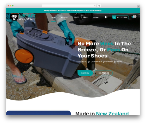 WordPress theme Pawsitive - dumpmate.nz