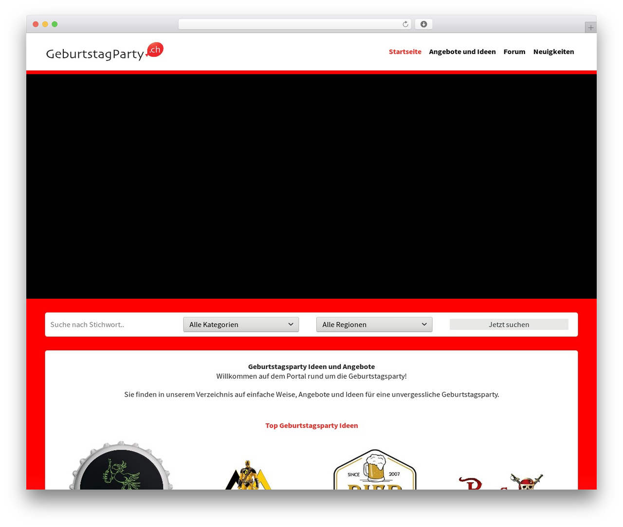 WordPress website theme agenturTHEME - geburtstagparty.ch WordPress website theme agenturTHEME - geburtstagparty.ch
