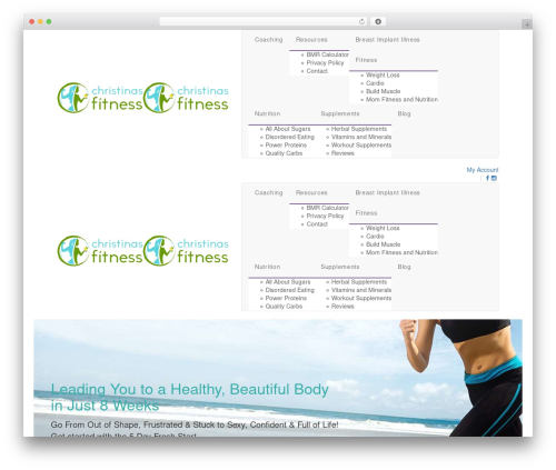 Beaver Builder Theme WordPress theme design - christinasfitness.com