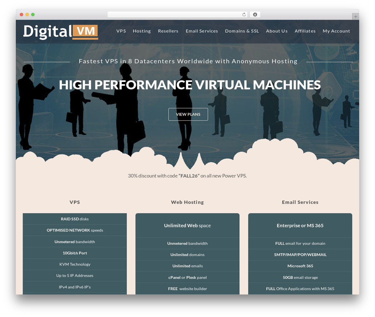 Cloudme WordPress theme - digital-vm.com
