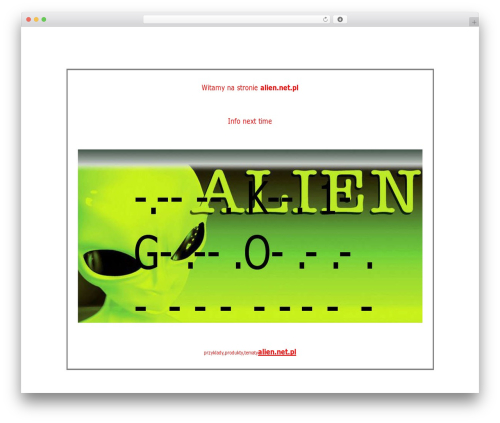 Computer Analyze premium WordPress theme - alien.net.pl