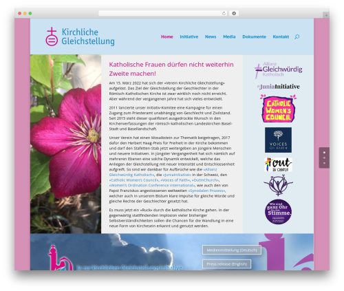 Divi WordPress theme - kirchlichegleichstellung.ch