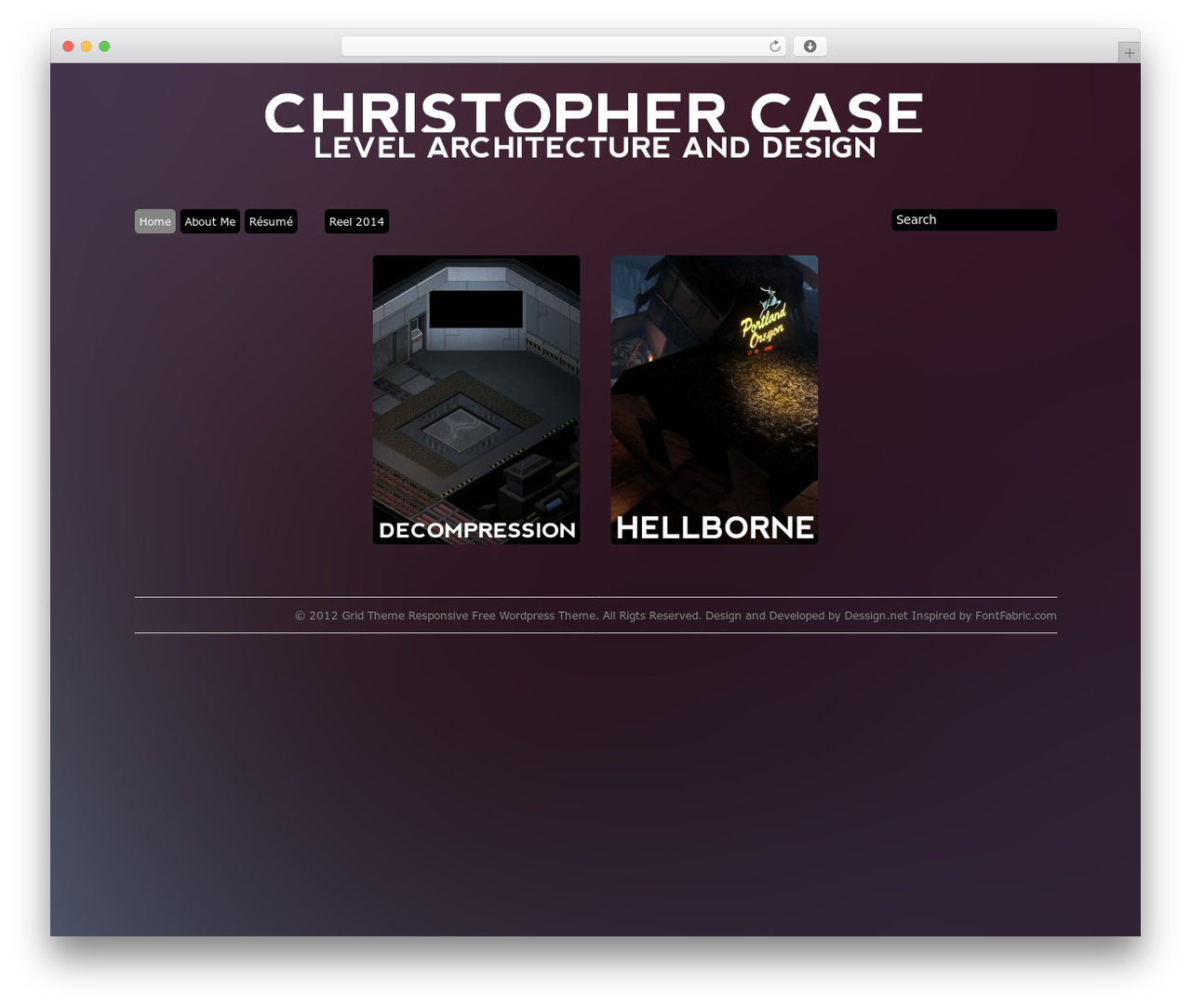 Grid Theme Responsive theme WordPress - christopher-case.com