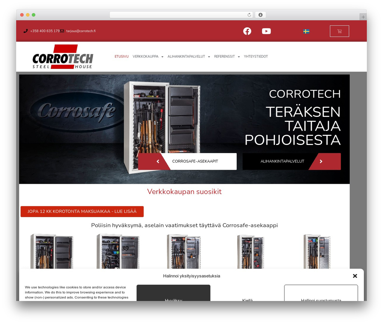 Hello Elementor WordPress theme design - corrotech.fi
