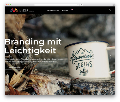 Overton top WordPress theme - mediaexperts.ch