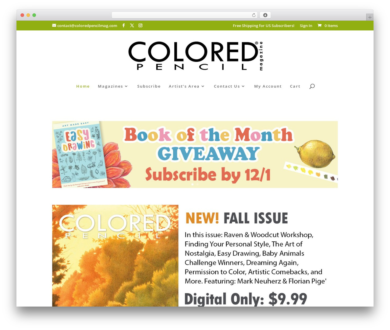 Theme WordPress Divi - coloredpencilmag.com