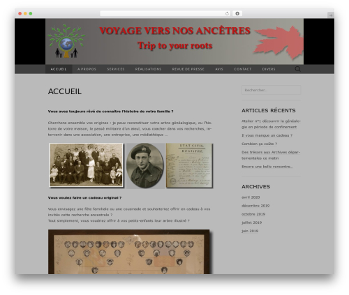 Theme WordPress Suits - voyageversnosancetres.com