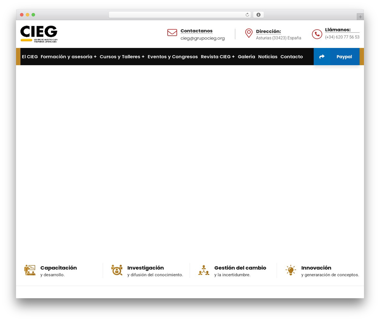 WordPress theme Consultio - grupocieg.org