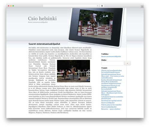 WordPress theme Esther - csiohelsinki.com