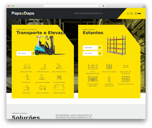 WordPress theme Paps Daps - papsdaps.pt