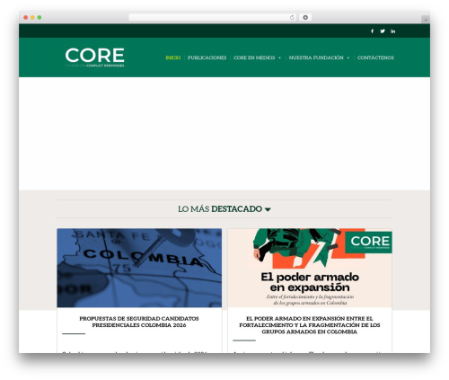 WordPress website theme WordPress Theme - conflictresponses.org