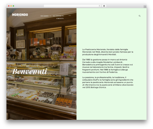 Aperitive. WordPress theme - pasticceriamoriondo.com
