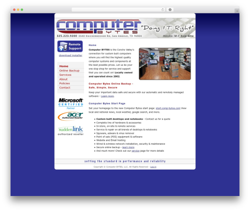 Best WordPress theme Computer Bytes - comp-bytes.com