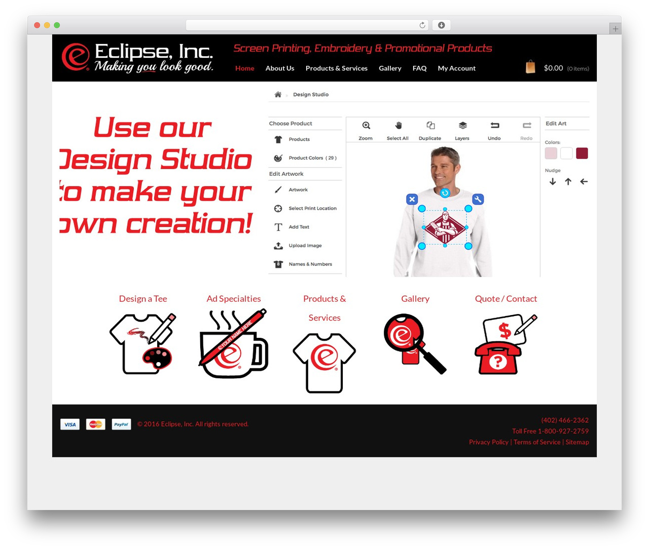 Captiva theme WordPress - eclipseapparel.com