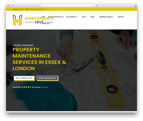 Divi WordPress theme - maintenancehive.com