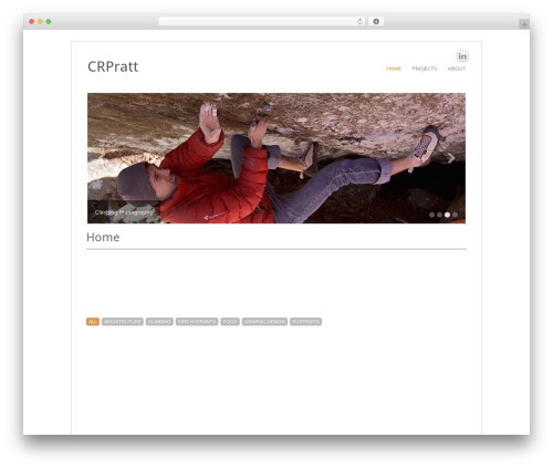 Filtered wallpapers WordPress theme - crpratt.com