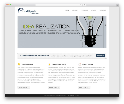 Goodspace WordPress theme - cloudsparksolutions.com