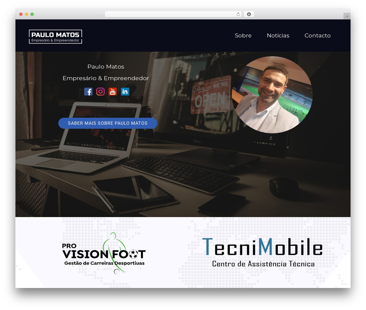 Hoper WordPress theme - paulomatos.pt