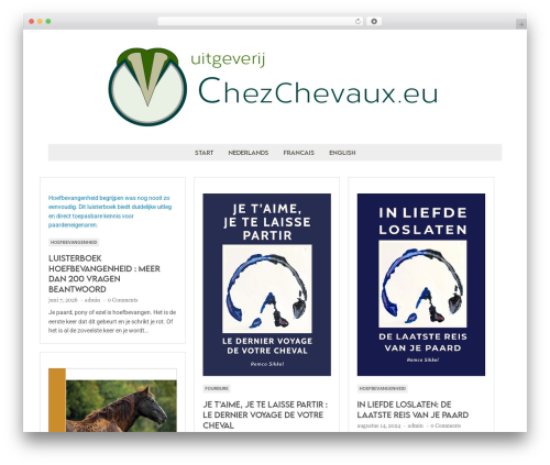 Mesa WordPress theme design - chezchevaux.eu