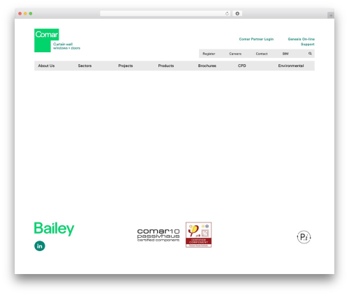 Theme WordPress Comar - comar-alu.co.uk