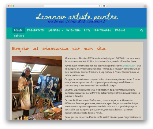 Theme WordPress 6temflex - leonnov-artistepeintre.com