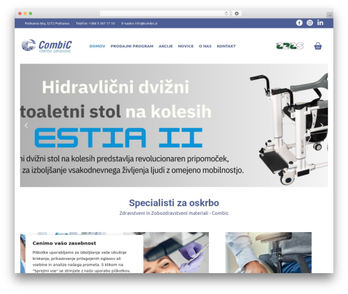 Webtim elementor WordPress plugin - combic.si