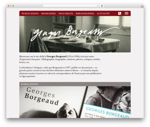 Theme wp_test2018 WordPress theme - georgesborgeaud.ch