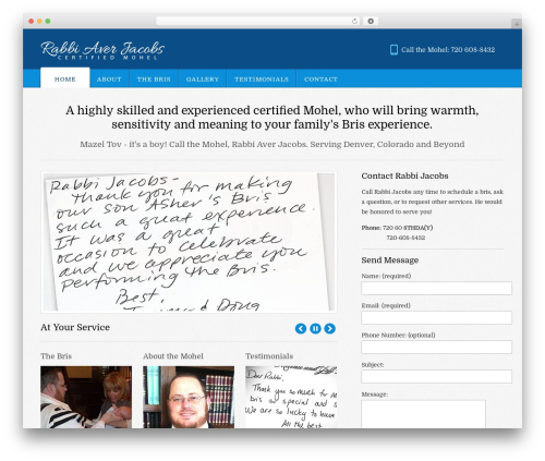 WordPress theme Appointway Pro Theme - coloradobris.com