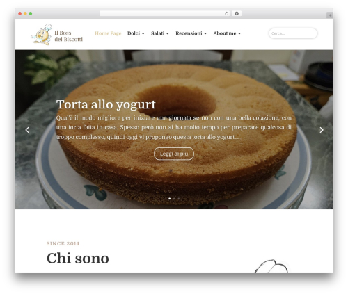 WordPress theme Divi - ilbossdeibiscotti.com
