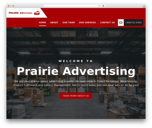 WordPress website theme Genesis - prairiead.com