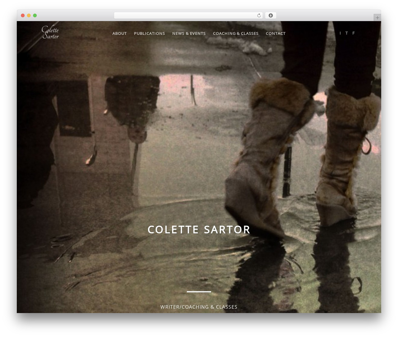 Anthe WordPress theme - colettesartor.com