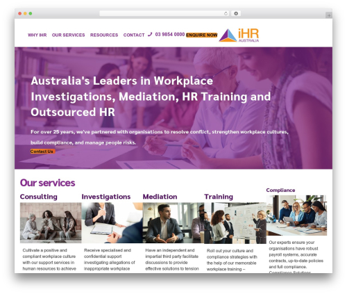 Woopack WordPress plugin - ihraustralia.com
