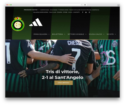 BigSlam WordPress website theme - castellanzese.com