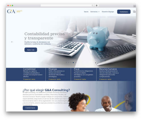 Blocksy theme WordPress - gaconsultingservice.com