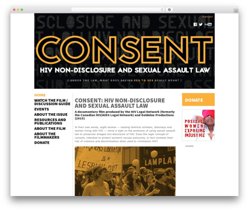 Consent theme WordPress - consentfilm.org